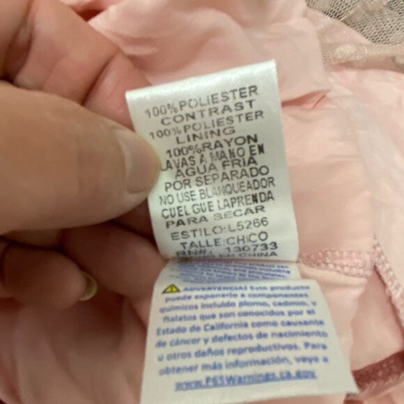 Elegant Lace Pink Blush V Neck Maxi Dress by Umgee Size 6 NWT - Picture 16 of 16